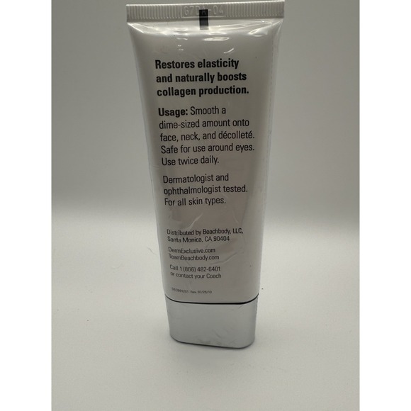 NEW - Derm Exclusive AM/PM Collagen Lift Face & Eyes - 2.0 fl oz / 60 ml -SEALED - Picture 2 of 2